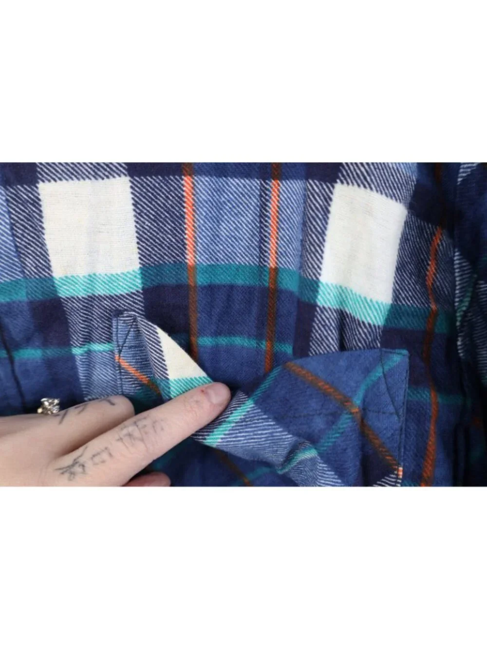 Vintage 70s Streetwear Mens Medium Faded Flannel Collared Button Shirt Plaid